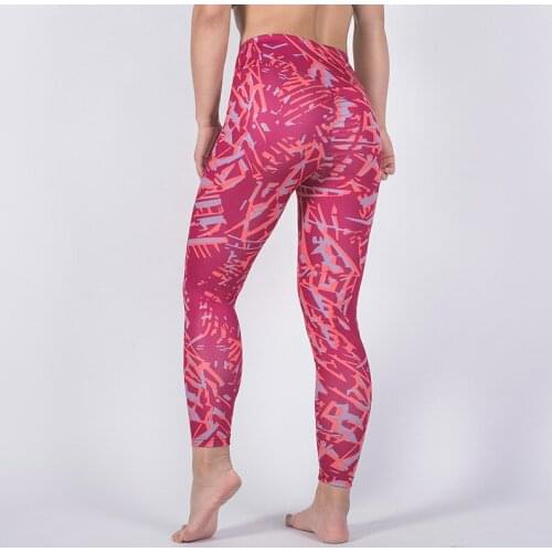 Gym clothing sexy yoga capris printed sport leggings women fitness butt lift yoga pants high waist women push up runing capris