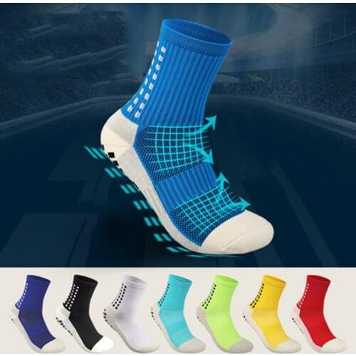 Unisex Sports Socks Soccer Socks Sports Grip Socks Anti Non Skid Basketball Socks Dispensing Anti Slip Cotton Soccer Socks
