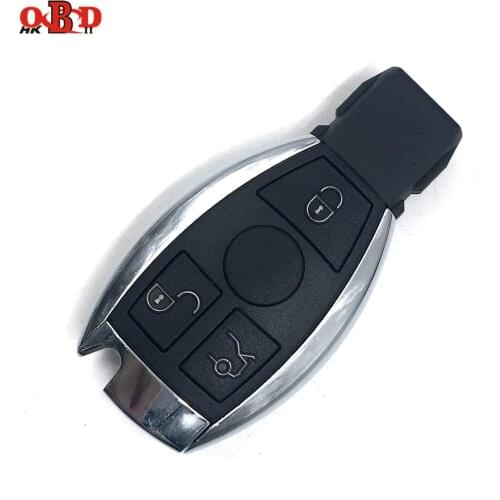 HKOBDII 3 Buttons Smart Remote Car Key NEC BGA 315/433MHz for Mercedes Benz MB with battery holder and metal blade