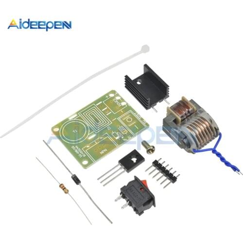 1Set 15KV High Frequency DC High Voltage Arc Ignition Generator Inverter Boost Step Up 18650 DIY Kit U Core Transformer 3.7V