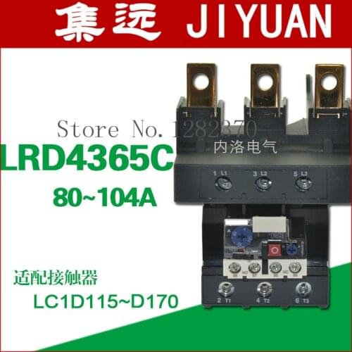 [ZOB] Authentic original thermal relay 80-104A LRD4365C overheat protection thermal overload relay