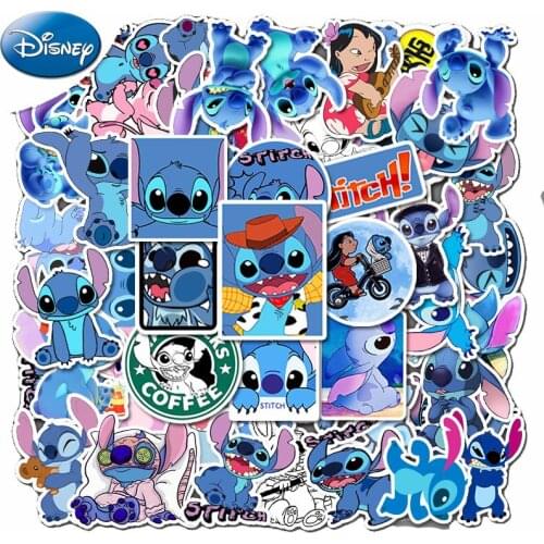 10/30/50pcs/Pack Cartoon Stitch Stickers Waterproof Skateboard Luggage Guitar Laptop Funny Graffiti Sticker Kid Classic Toy
