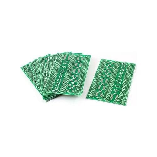 10 Pcs Universal Single Sided SMD PCB Printed Circuit Plate Board 7cmx11cmm