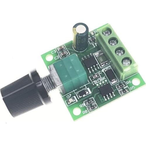 30W 2A DC 1.8V -15V PWM Motor Speed Controller Regulator Low Voltage Fan Speed Control Switch PWM Adjustable Drive 5V 12V