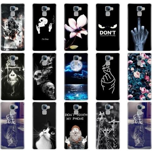 For Huawei Honor 7 Case Painting Soft TPU Silicon Back Phone Case Cover for huawei honor 7 Fundas Full Protection Coque Bumper