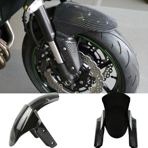 For Kawasaki Z800/Z1000 2014 2015 2016 2017 Motorcycle Carbon Fiber Z800 Z1000 Front Fender Splash Mud Dust Guard Mudguard Z800