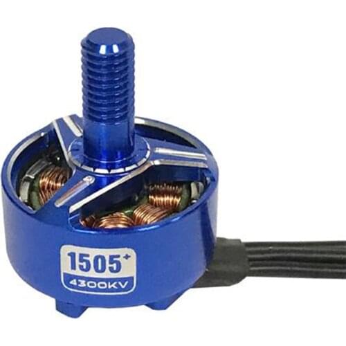 HOBBYMATE 1505+ 4300 KV / 2900 KV Brushless Motor for 3" 4" FPV Racing Drone, FPV Quadcopter, Support 4-6S Lipo Power