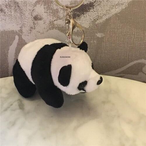 Little Panda Plush Stuffed TOY DOLL ; Gift Key Chain Animal