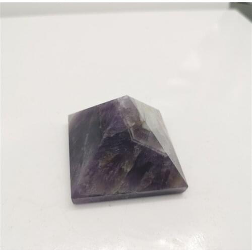 Natural amethyst pyramid dream home decoration treatment chakra meditation and good product
