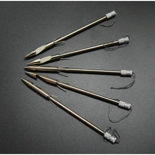 Stainless steel fishing 20 / 50pcs stainless steel bow arrow slingshot catapult darts hunting shooting fish tools