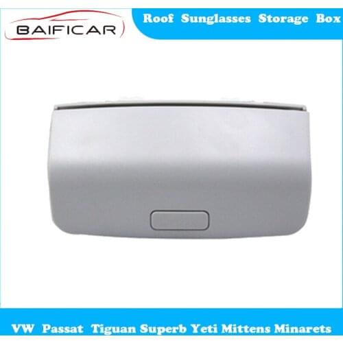 Baificar Brand New Car Interior Roof Sunglasses Storage Box Sun Glasses for VW Passat Tiguan Superb Yeti Mittens Minarets