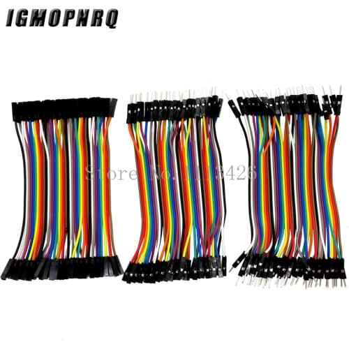 Dupont line 1200pcs 10cm male to male + male to female and female to female jumper wire Dupont cable 2.54