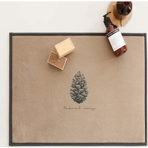 Anti-slip Pine Cone Entrance Doormat Kitchen Mats Bathroom Carpet Table Prayer Rugs