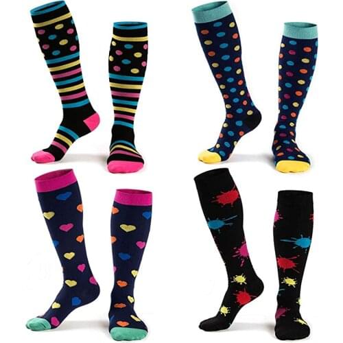 Antifatigue Compression Stockings Running Basketball Football Socks Nylon Anti-swelling Stretch Outdoor Sports Compression Socks