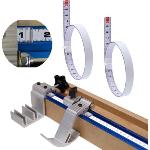 Self Adhesive Metric Ruler Miter Track Tape Measure Steel Miter Saw Scale For T-track Router Table Band Saw Woodworking Tool