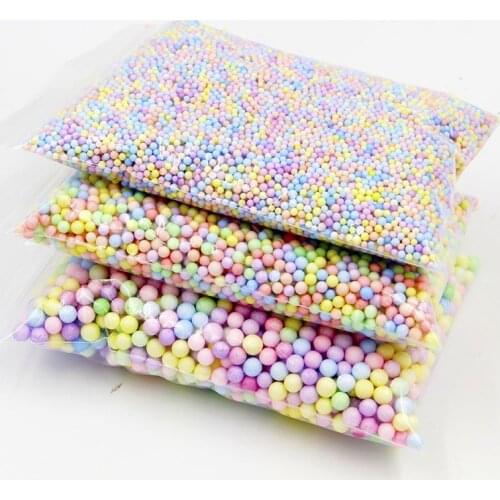 3 Size Foam Beads Ball 2-9cm for Clay Mud Accessory Anti-Stress Tiny Clay Foam Filler For DIY Supplies