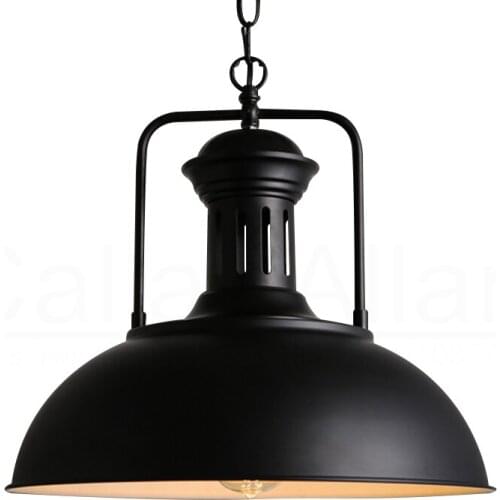 Lighting industrial style retro iron loft bar coffee American lamp restaurant pot cover bar designer chandelier