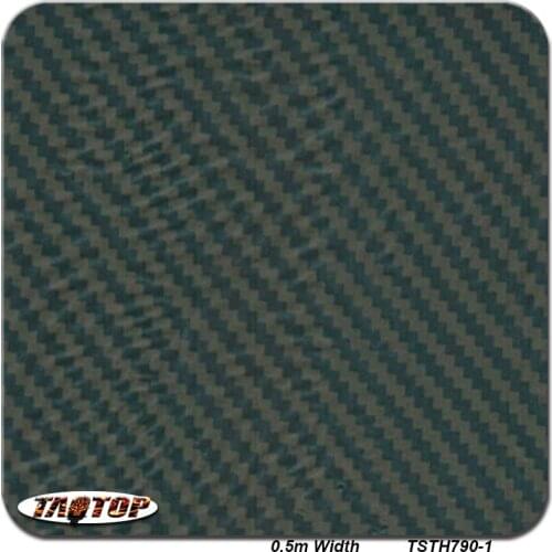 TSH790-1 Transparent Carbon Fiber Pattern 10M*1M Water Transfer Printing Film Hydro Dipping Hydrographic Films