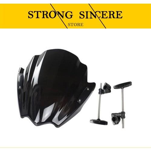 Motorcycle Street Bike Windshield WindScreen For 2009-2014 Kawasaki ER-6N ER-4N ER6N ER4N 09 10 11 12 13 14 Smoke