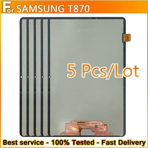 5PCS Original LCD For Samsung Galaxy Tab S7 T870 T875 T875N T876B T878U LCD display touch screen T870 Replacement