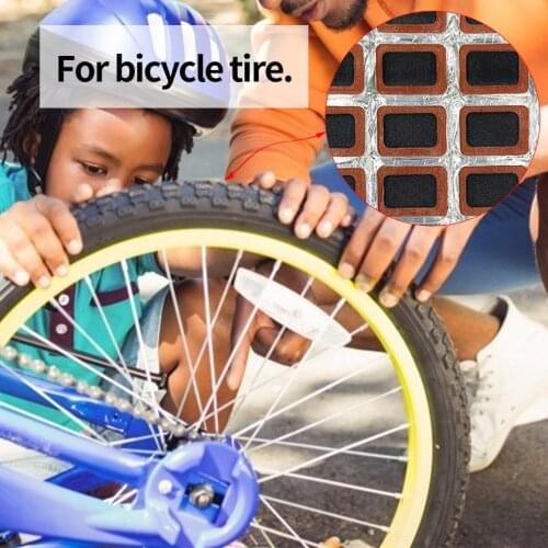 48pcs Rubber Bike Tire Patch Bicycle Tyre Tube Puncture Repair Tire Patches Set MTB Motor Tire Tyre Inner Tube Repair Tools