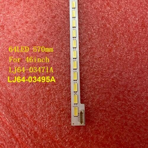 570mm LED Backlight Strip For 46-LEFT LJ64-03471A 03495A TOSHIBA 46TL933 46TL938 46TL966 46TL968 46EL300C LTA460HQ18 LTA460HN05