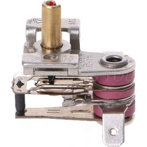 AC 250V 16A Adjustable 90 Celsius Temperature Switch Bimetallic Heating Thermostat KDT-200 High Quality Drop Shipping