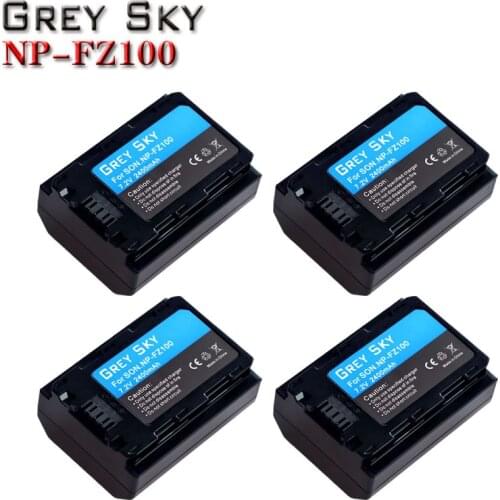 NP FZ100 NP-FZ100 2280mAh FZ 100 Battery batteries for Sony NP FZ100 Battery For Sony A9, A7R III, A7 III DSLR Camera