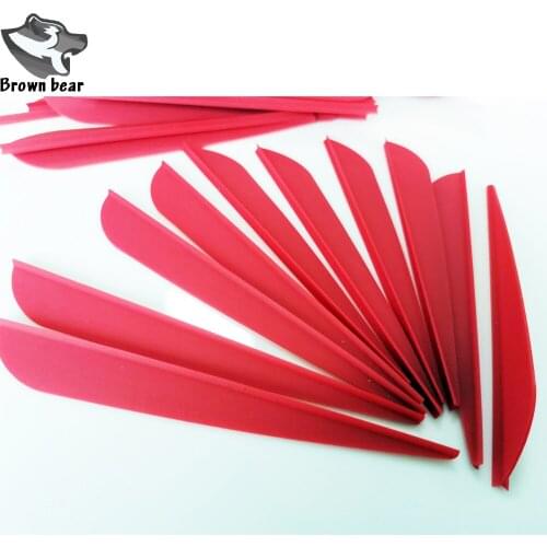 200 PCS New 200PCS 4 Inches DIY Archery Accessories Archery Feather Arrow Fletching