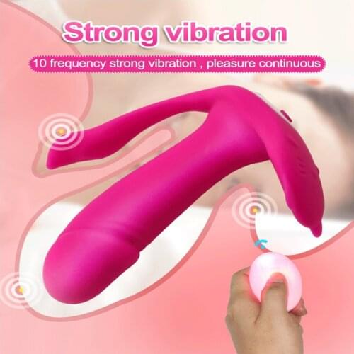 Wireless Remote Dildo Vibrator Panties Wearable for Women Clitoris Stimulator Sucking G Spot Female Masturbation Sex Machines