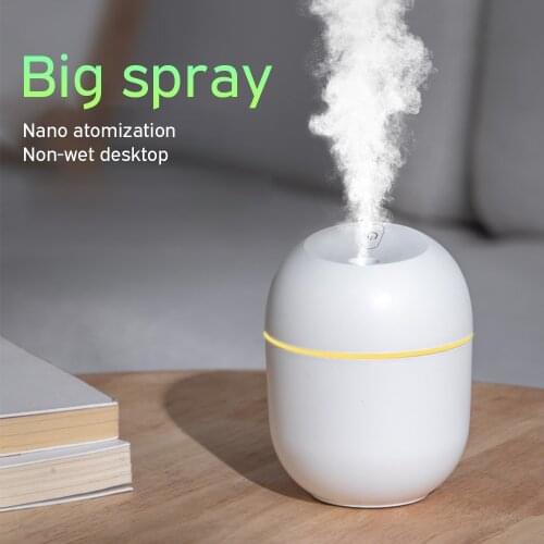 Large Air Diffuser 220ML Capacity Alcohol Humidifier Ultrasonic Aroma Essential Oil Diffuser USB Mist Maker Nawilzacz Powietrza