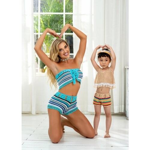 Crochet bikini Sets Of Clothes For Girls