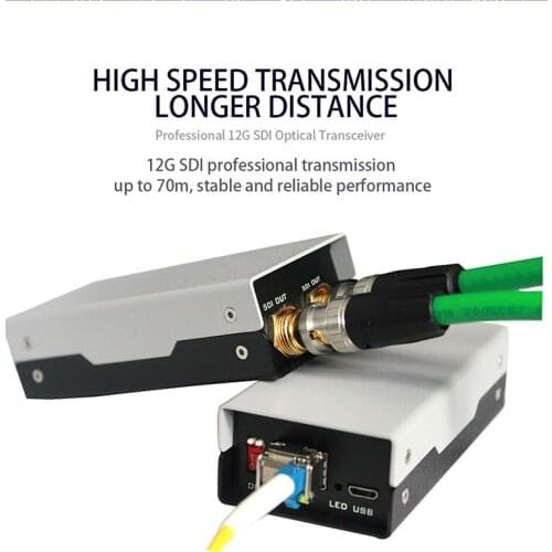 Devicewell FD1201 12G SDI HD Fiber Optical Transceiver