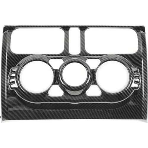 For Suzuki Jimny 2019 2020 Car Central Control Air Conditioning Outlet Vent Decor Cover Carbon Fiber Trim Accessories