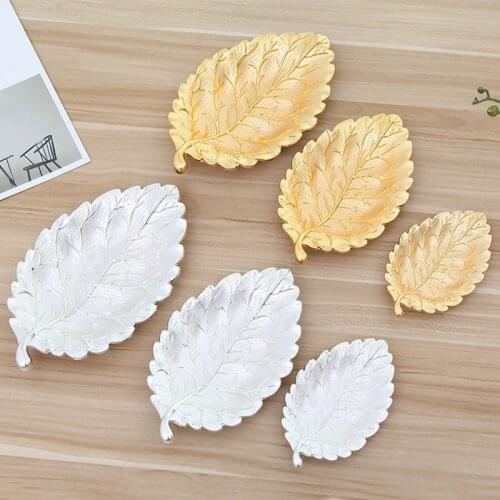 European Style Leaves Dried Fruit Plate Snack Plate Snack Plate Candy Plate KTV Hotel Home Decoration