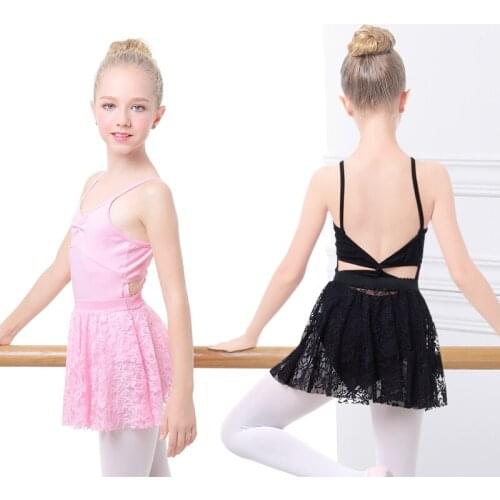 Children Crisscross Straps Leotards Ballet Dance Leotard Girls Gymnastic Clothes Black Sling Bodysuit Kids Leotard