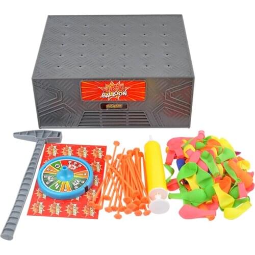 Hammer Balloon blast box Game Fun For Children Great Creative Spin Master antistress Crazy Party Prank Funny Educational toy