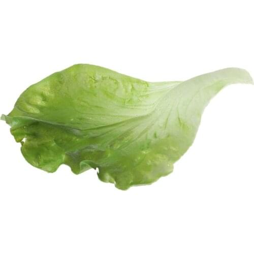 Artificial Vegetable Lettuce Leaves Simulation Fake Lifelike For Home Party Kitchen Festival Decoration