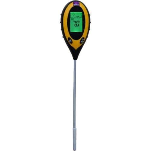 4 in 1 Soil Ph Meter Soil Tester For Gardening Plant,PH Moisture Meter Temperature Sunlight Intensity Acidity Alkali Measurement