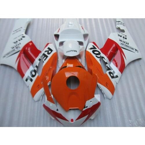 Motorcycle Fairing kit for CBR1000RR 04 05 CBR1000 CBR1000RR 2005 2004 CBR 1000 RR Red orange white Fairings set+gifts AX15