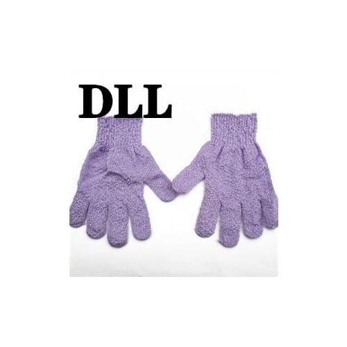 Massage Scrubbing Gloves Shower Exfoliating Bath Glove Random Color Body Gloves Sponge Bath