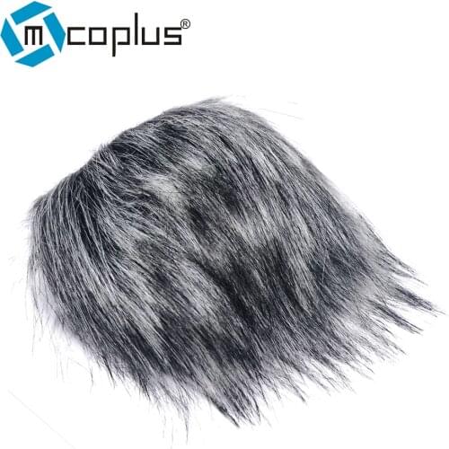 Mcoplus Outdoor Furry Cover Windscreen Windshield Muff For ZOOM H4N Boya V02 Microphone Wind Shield