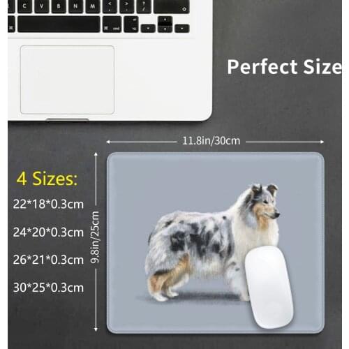 The Merle Rough Collie Mouse Pad DIY Print Lassie Rough Collie Collies Dog Dogs Breed Breeds Kc Kennel