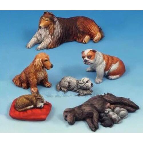 1:35 Die-cast Resin Small Animal Scene Layout Model Assembly Kit Name B94