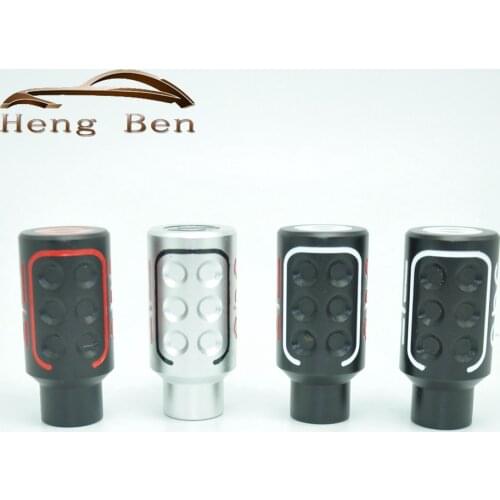 Newest Auto Manually Aluninum Head Gear Shift Knob Metal Gear Lever Gear Stick Shift Knob