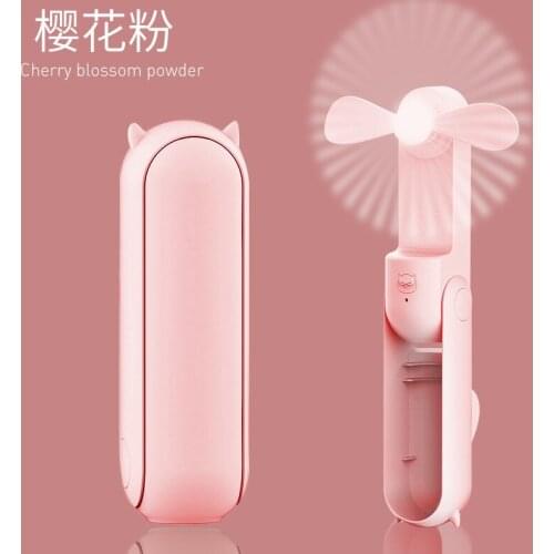 New USB Halter Little Fan Portable Turbine Bladeless Hanging Neck Fan Rechargeable Office Wind Power handheld fan small fan