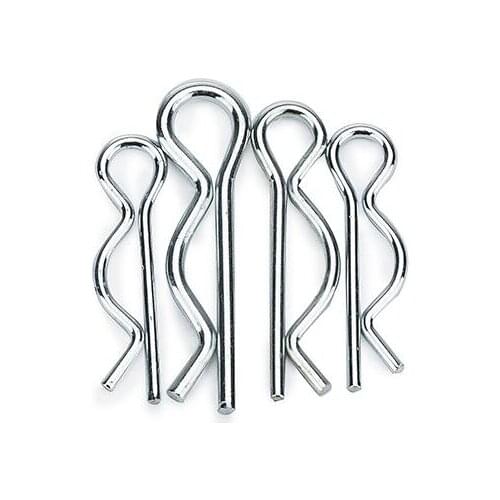 FUMAO Wholesale 2x40mm/2.3x45mm/2.3x57mm/2.5x50mm Stainless Steel R Shaped Open Clip Wave Shaft Split Cotter Spring Pin