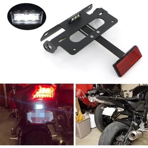 Fit For BMW S1000RR 2009-2018 S1000R 2014-2019 License Registration Plate Holder Bracket Rear Tail Tidy Fender Eliminator kit