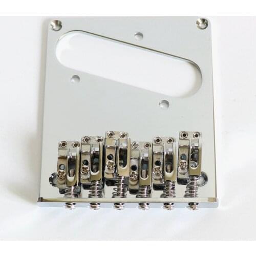 Sell Free Shipping Chrome color 12 string Morden Steel saddles Ash tray tl guitar bridge