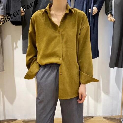 Sister fara Women's Corduroy Shirts